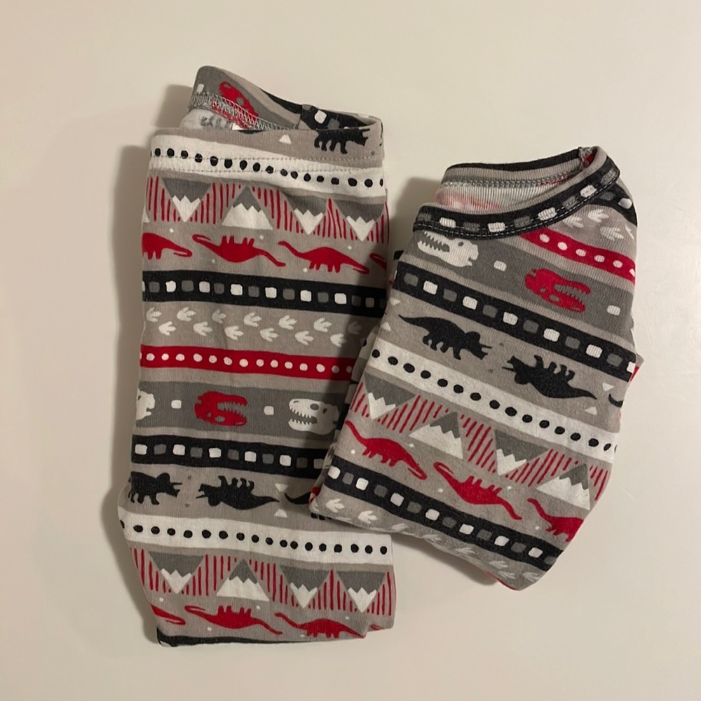 Gap Dinosaur Christmas Pajamas - 3T